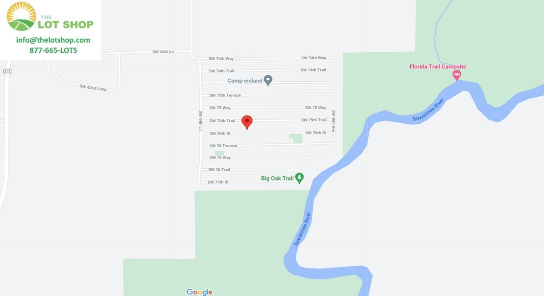 Lot For Sale Suwannee River Campsites Hamilton FL 0.180 acres, ATV, Camping, Manufactured